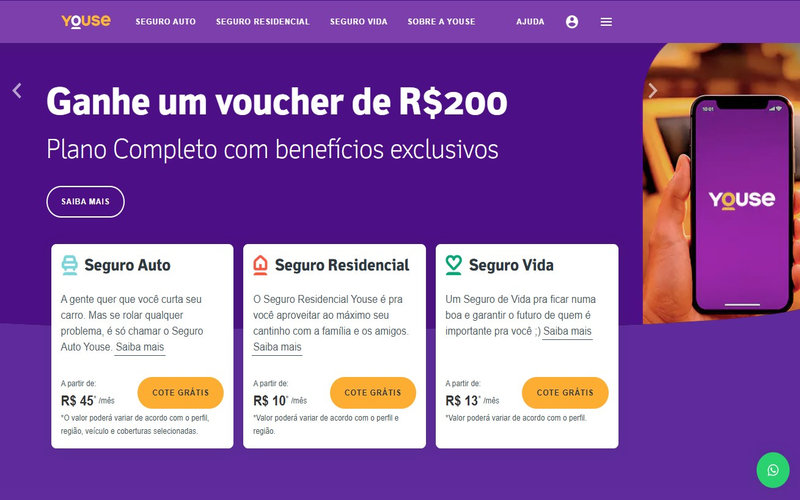 Plataforma de Seguro de Carro Online